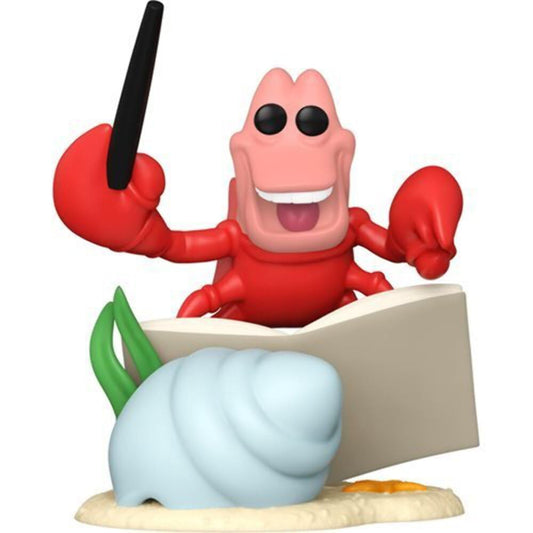 Sebastian side-profile Funko Pop Disney figure highlighting design.
