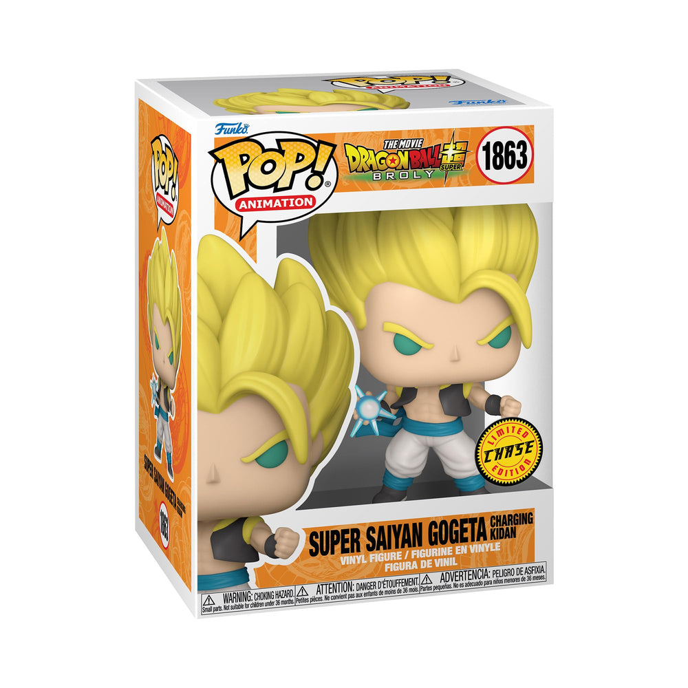 Funko Pop Dragon Ball Super Gogeta packaging image for shelf-ready presentation.