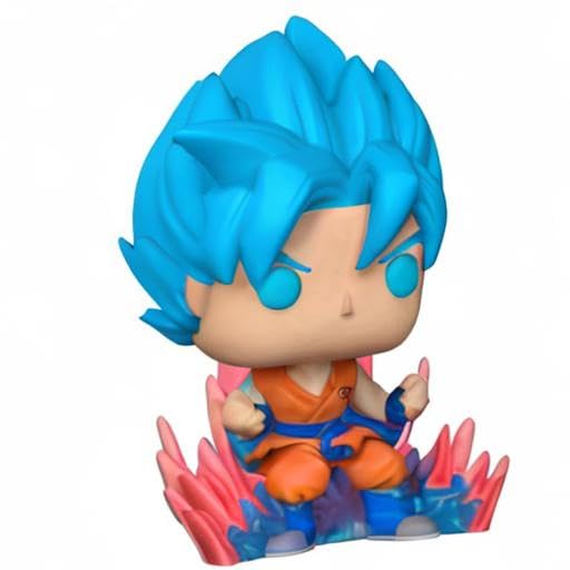 Funko Pop! Dragon Ball Super SSGSS Goku Kaio-Ken premium fan display piece.