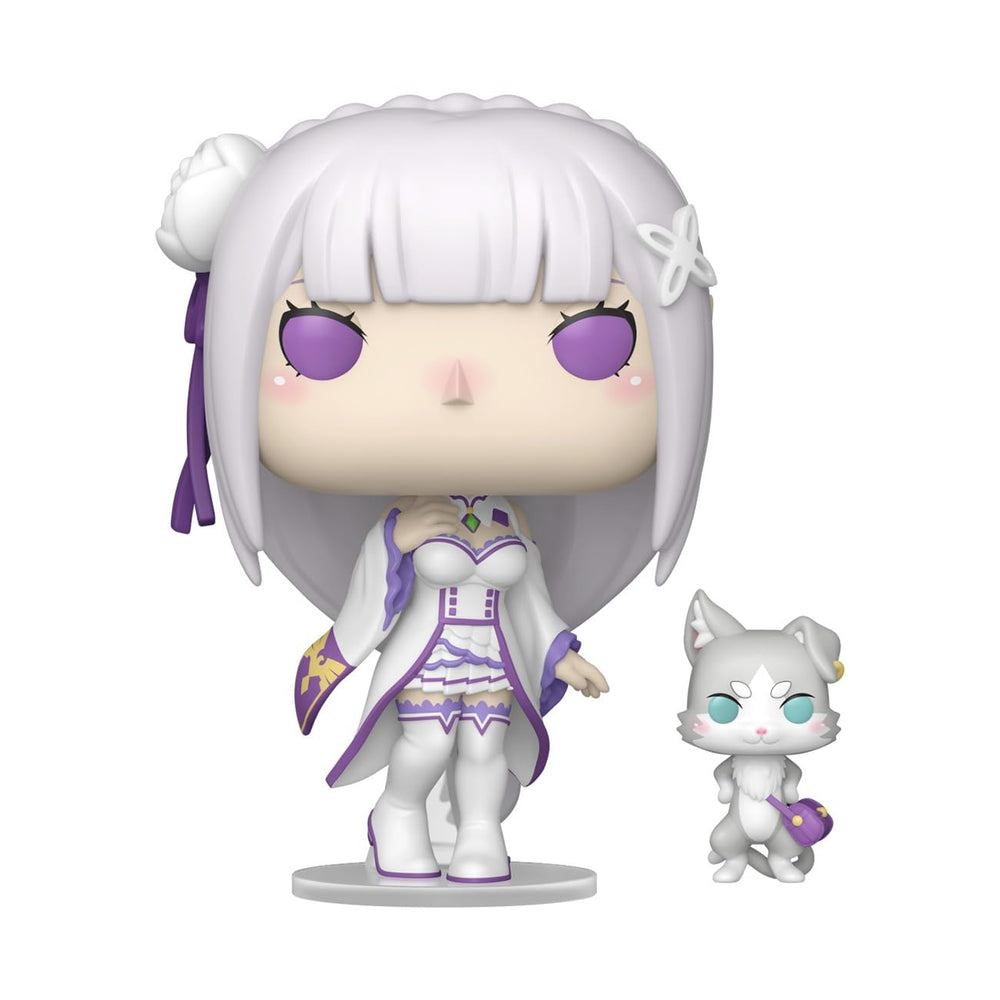 Emilia with Puck vinyl from Re:ZERO, ready to join your anime collection.