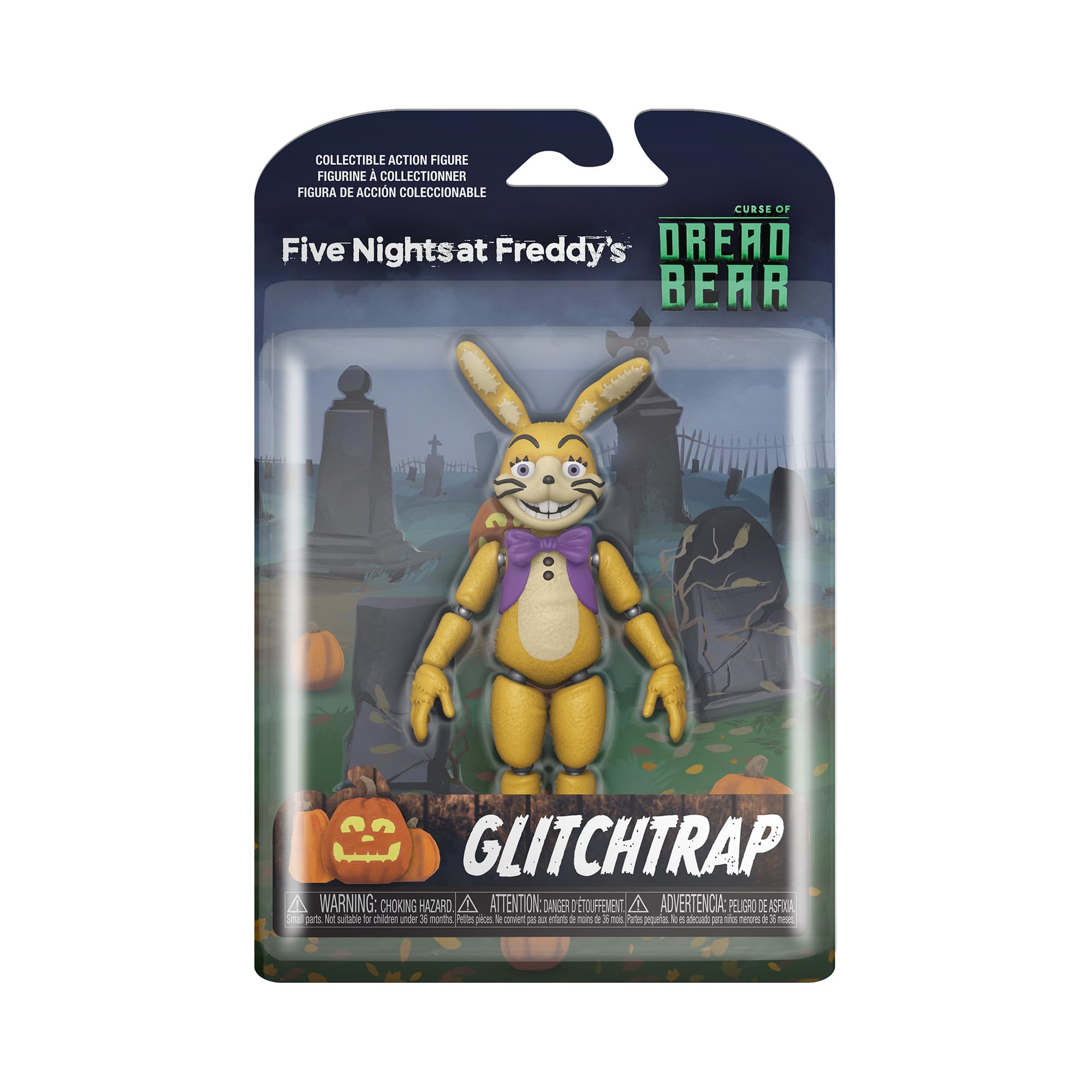 Funko Pop Five Nights at Freddy's Dreadbear Glitchtrap figure for display and collection.