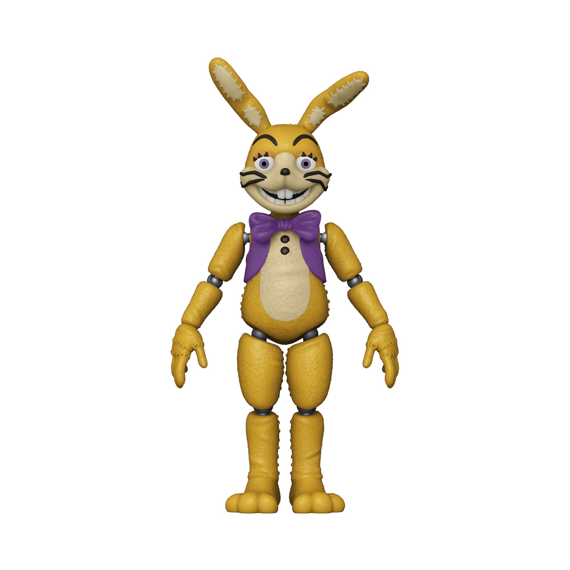 Colorful multicolor design enhances shelf display and fan collection of FNAF Dreadbear figures.