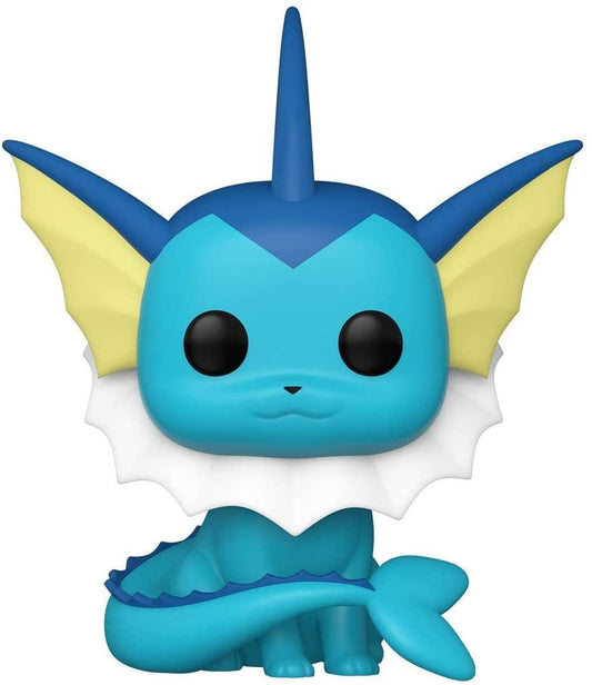 Funko Pop! Games Vaporeon figure front view for display and collection.