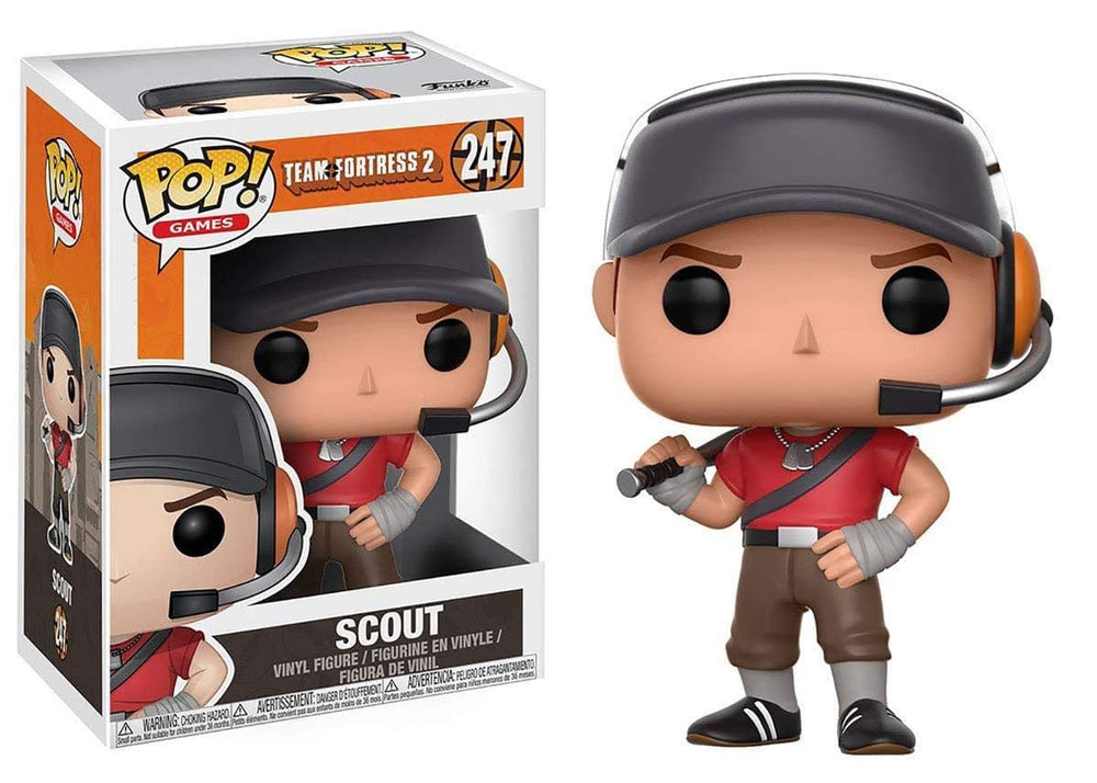 Funko POP Games Scout in dynamic pose for shelf display and collection.