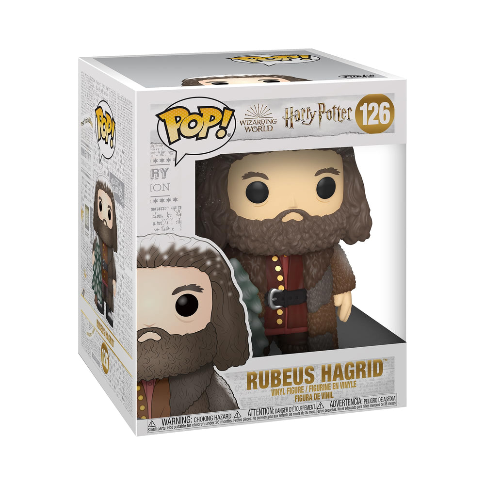 Funko Pop! Hagrid 6-inch figure on display shelf for collectors.