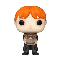 Funko Pop! Harry Potter Ron Puking Slugs with Bucket side view, perfect for shelf styling and fandom display.