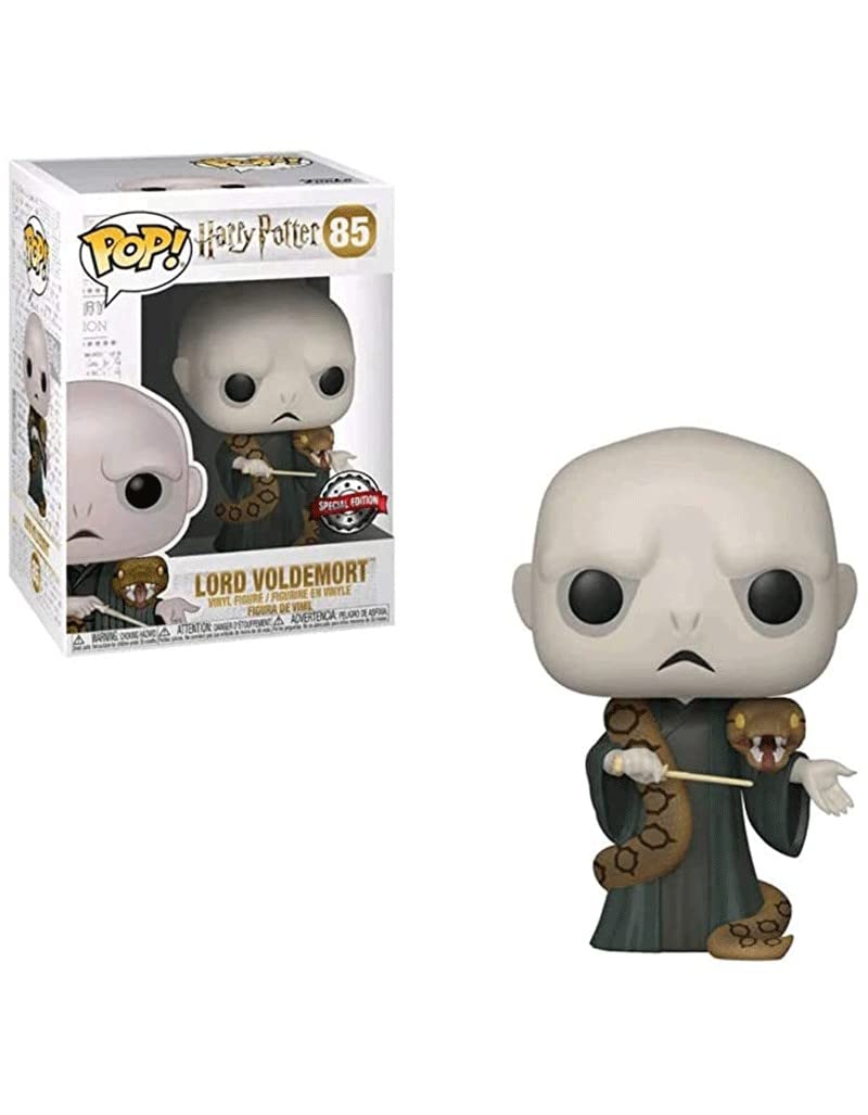 Funko Pop Harry Potter Voldemort with Nagini Exclusive Vinyl Figure for collectible display and gift ideas.