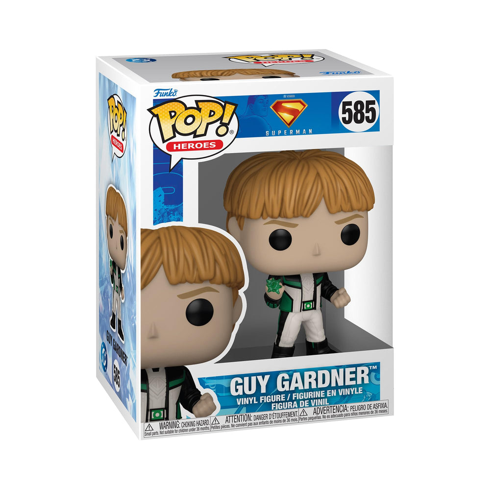 Funko Pop! Superman 2025 Guy Gardner face pose for display and collection