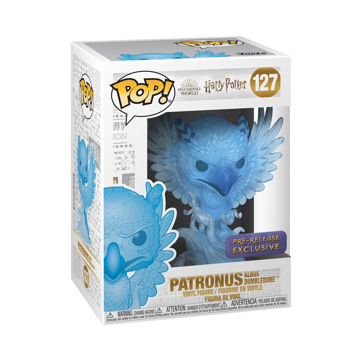 Funko Pop HP Patronus Dumbledore 9 cm figure ready for shelf display