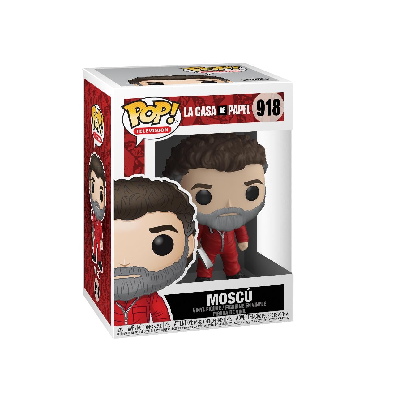 Funko Pop Moscu figure front view, ideal for display and collection.