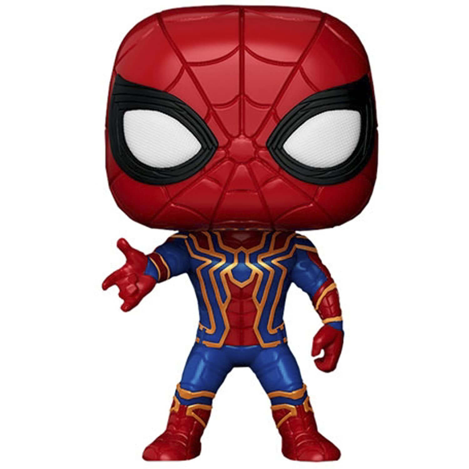 Funko POP! Iron Spider figure in dynamic pose for display.