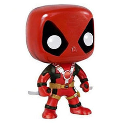Funko Pop Marvel Deadpool two swords pose, great for dioramas and posts.