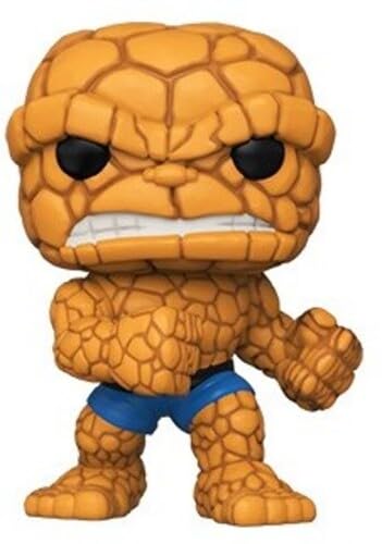 Funko Pop! Marvel The Thing in window box, ideal for shelf display