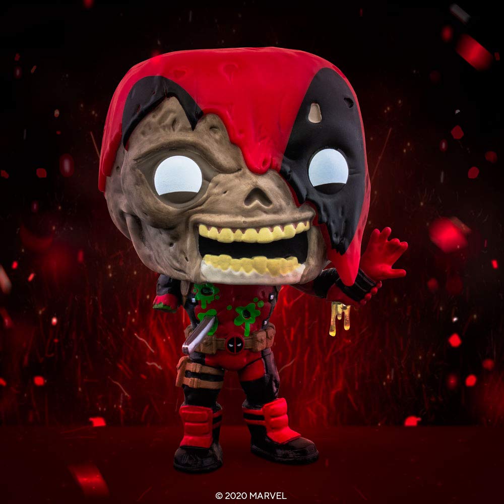 Funko Deadpool Marvel Zombies figure in window box, ideal for display or gifting