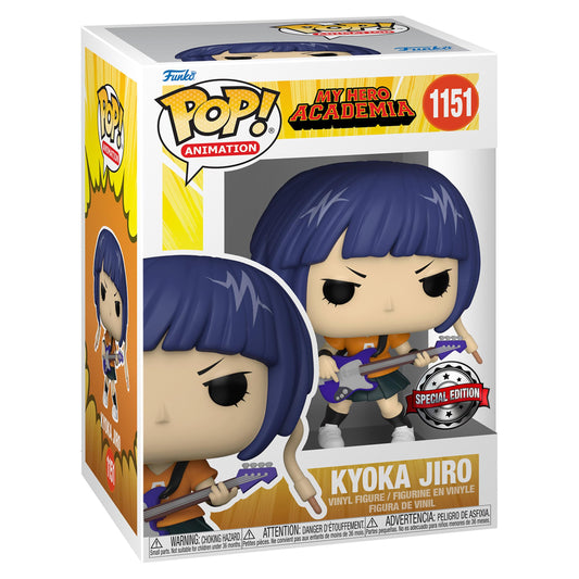 Funko Pop! MHA Kyoka Jiro Guitar figure front view for display and collection