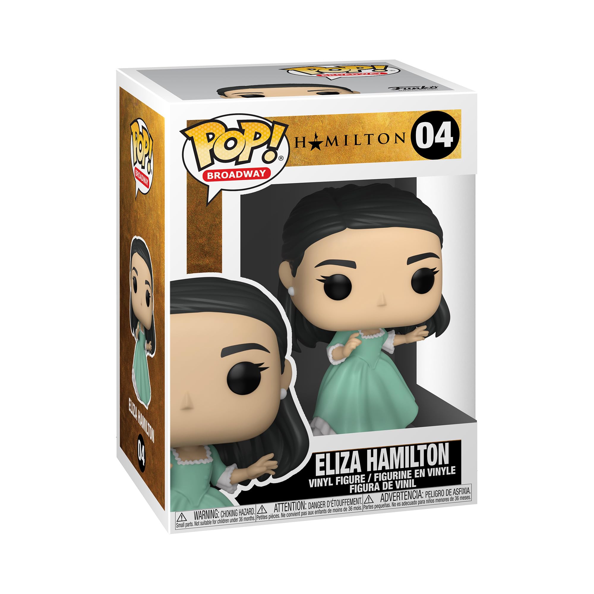 Funko Pop! Hamilton Eliza Hamilton front view for display and collection.