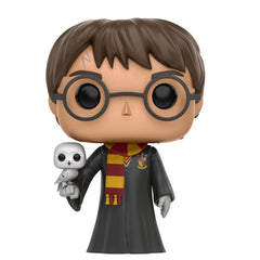 Funko Pop Harry Potter with Hedwig in window box packaging, great for gifting.