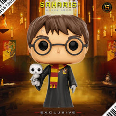 Funko Pop Harry Potter Hedwig close-up highlights vibrant colors for shelf appeal.