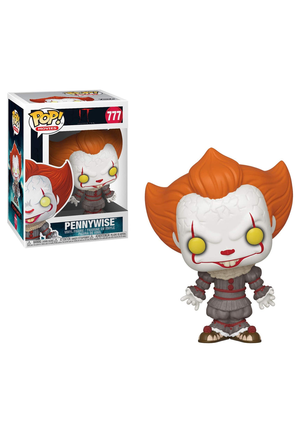 Funko Pop! Movies IT Chapter 2 Pennywise open arms figure ideal for shelf display