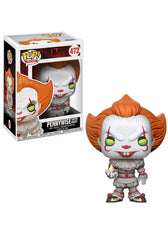 Official Funko merchandise Pennywise with Boat, great gift for horror fans.