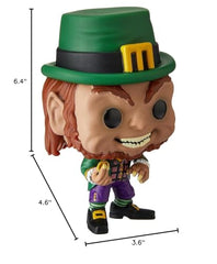 Funko Pop! Leprechaun front-view highlights detailing for display and gifting