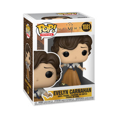 Funko Pop The Mummy Evelyn Carnahan figure front view for display and collection.