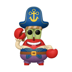 Funko Pop! Mr. Krabs display pose showing iconic character with vibrant finish.