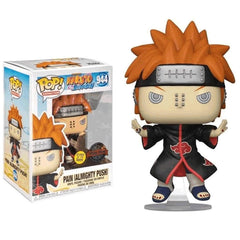 Close-up face view of Funko Pop Naruto Pain Almighty Push detail