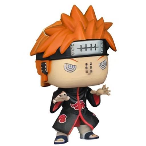 Packaging detail of Funko Pop Naruto Pain Almighty Push premium presentation