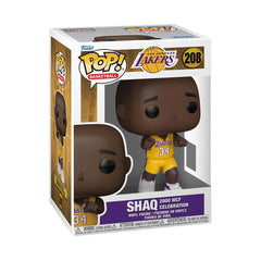 Funko Pop NBA Lakers Shaq front view, display-ready figure.