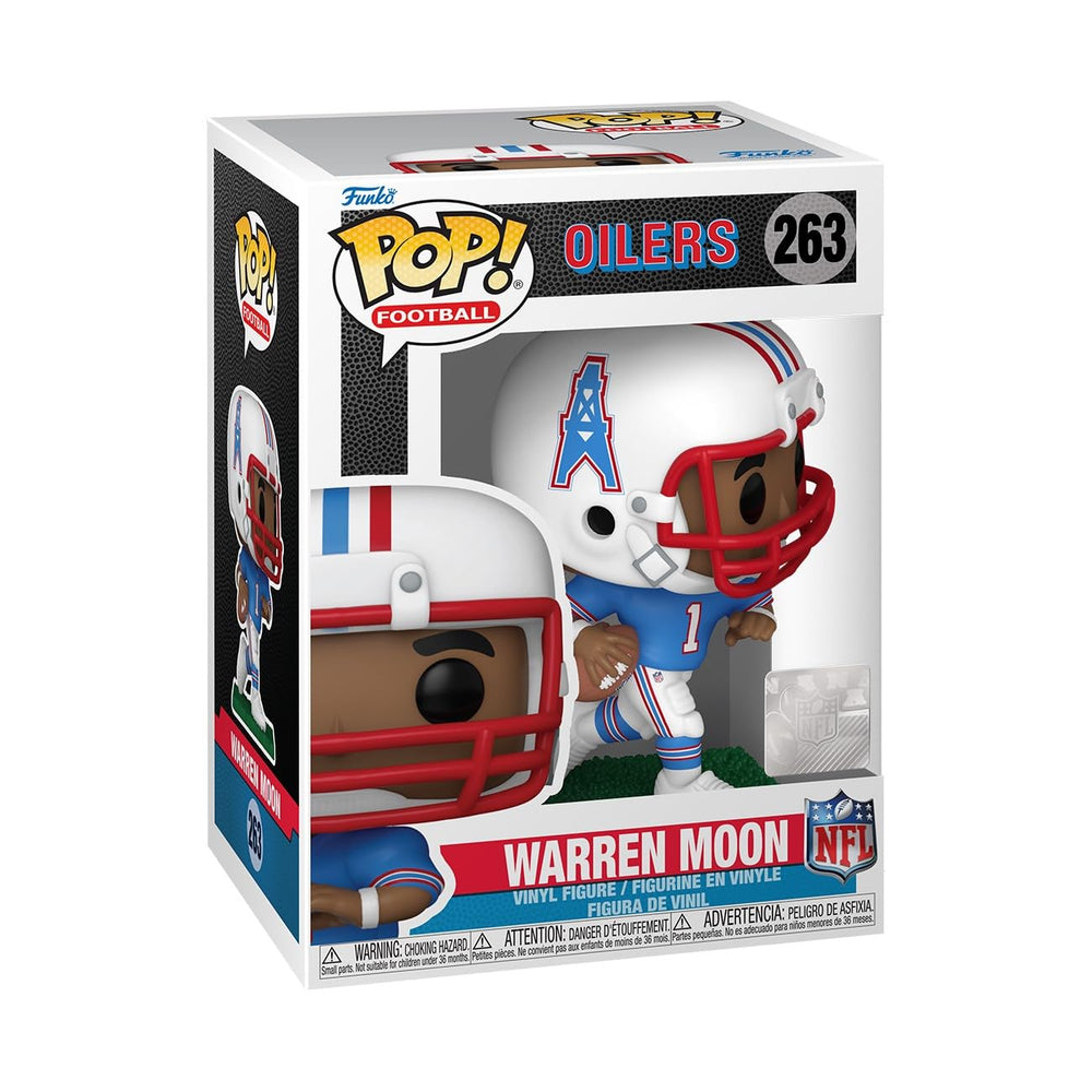 Funko Pop NFL Oilers Warren Moon figure for display and collection