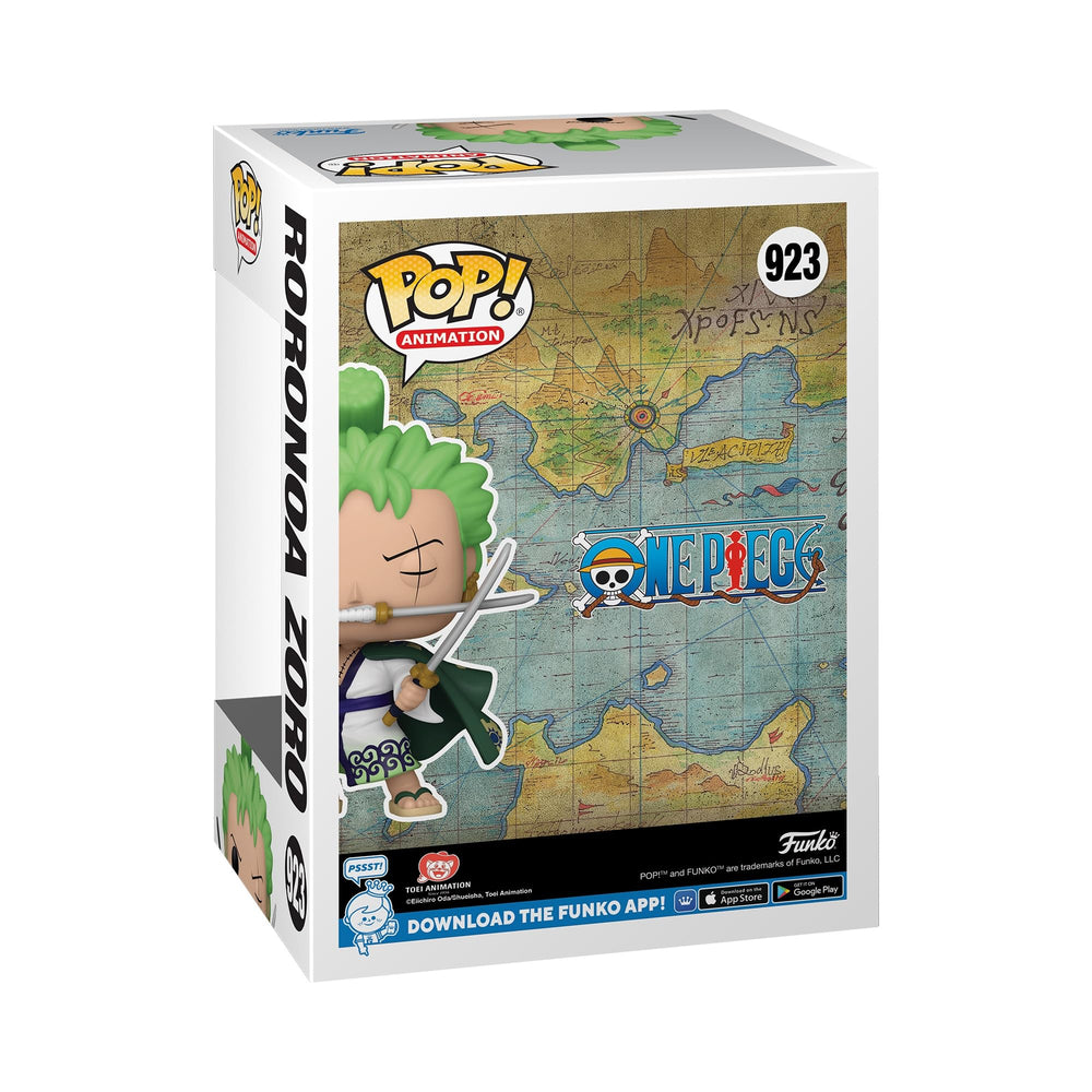 Funko POP! Roronoa Zoro collectible adds depth to your One Piece display