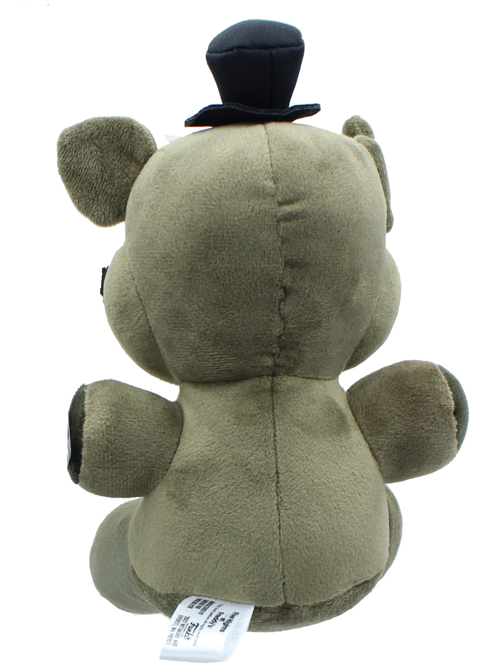Funko Dreadbear plush from Five Nights at Freddy's shown from the side view for display and collection.