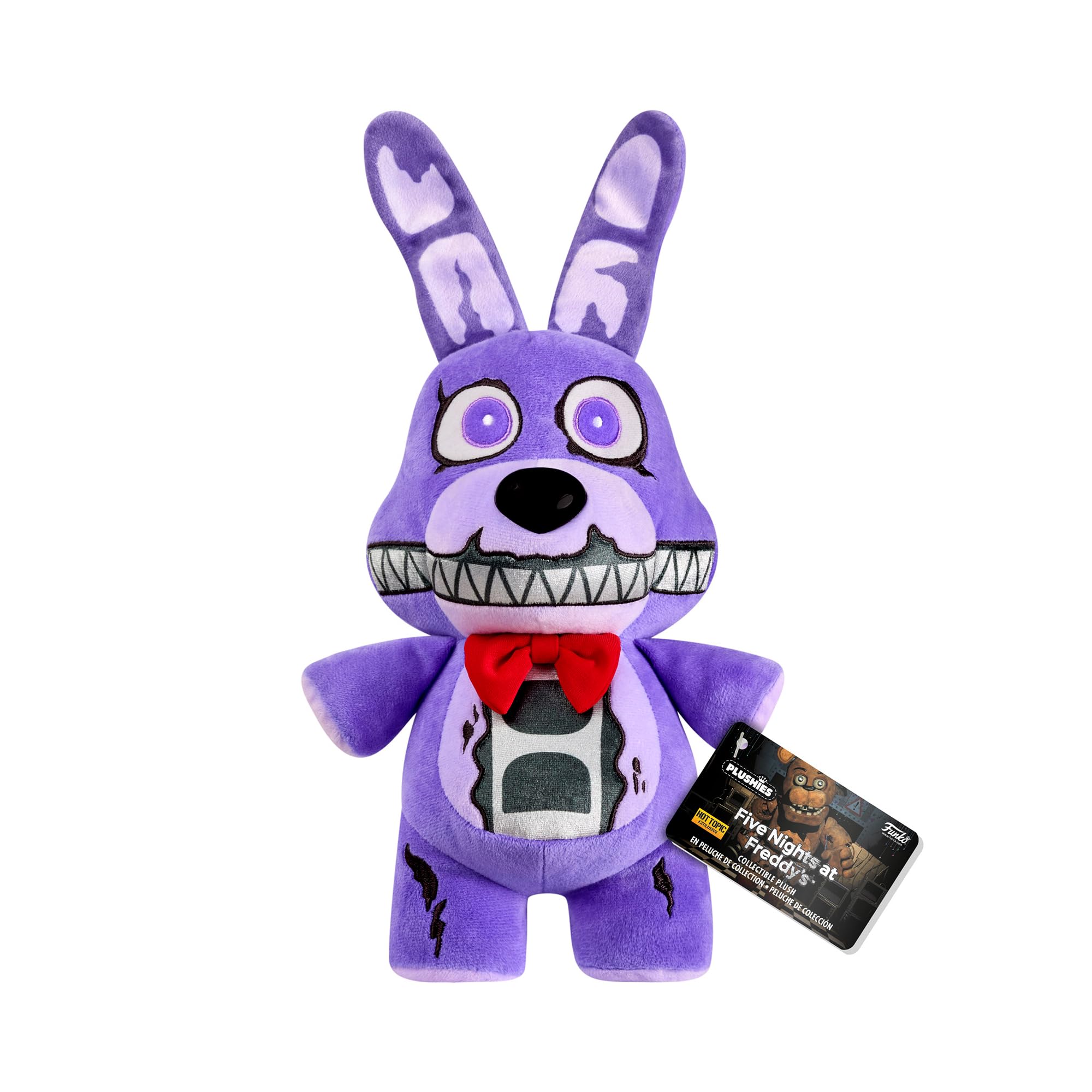 Funko Pop Plush Nightmare Bonnie 10-inch front view for display and cuddling