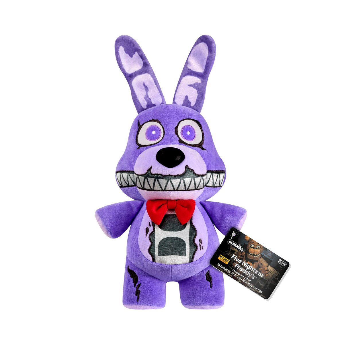 Funko Pop Plush Nightmare Bonnie 10-inch front view for display and cuddling