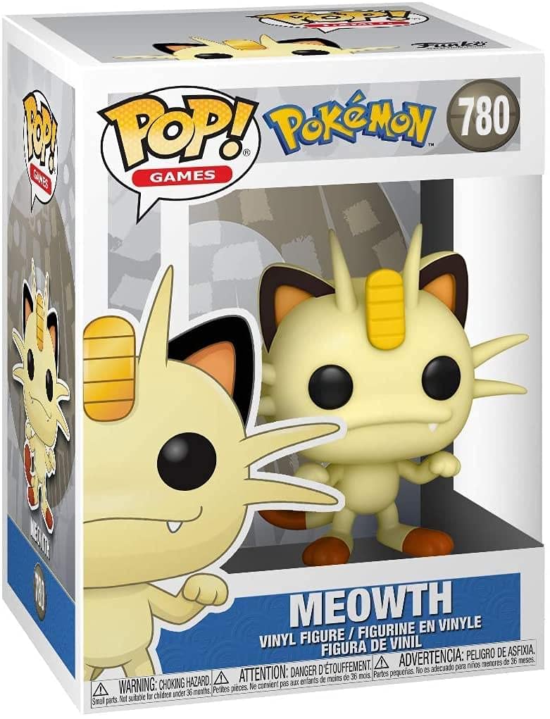 Funko Pop! Pokemon Meowth collectible for fans and gifts
