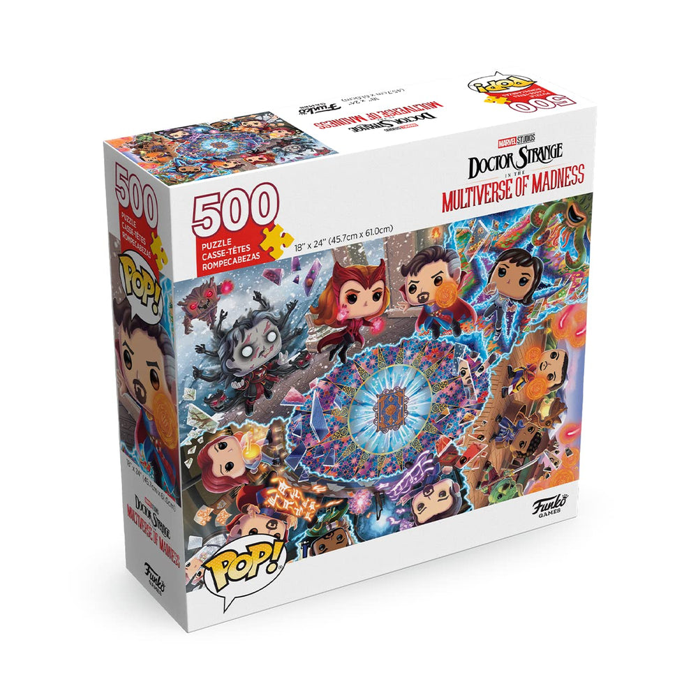 Matte finish reduces glare for smooth assembly on the Funko Pop! Puzzle.