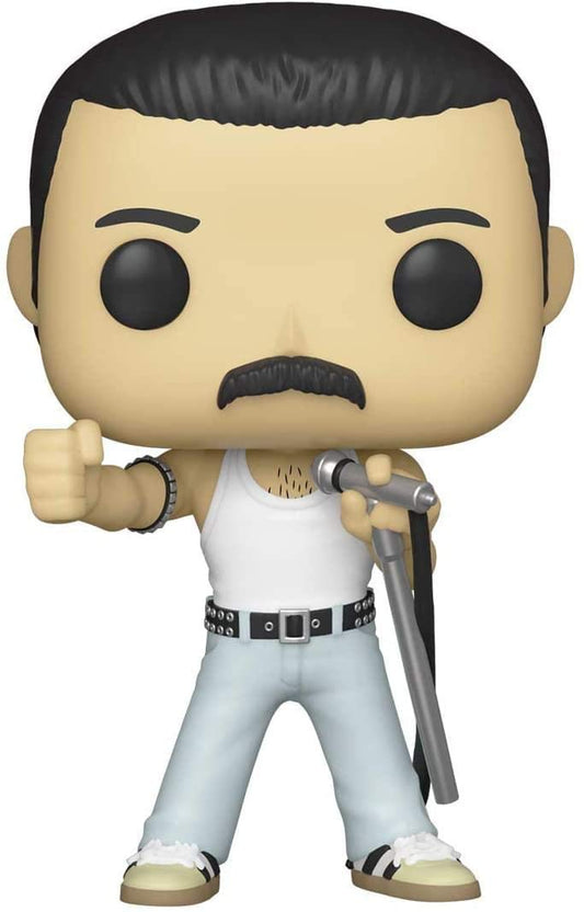 Funko POP Queen Freddie Mercury figure in window box for gift-ready presentation.