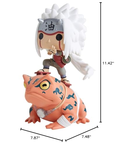 POP Jiraiya on Toad pairs with Naruto figures for dioramas