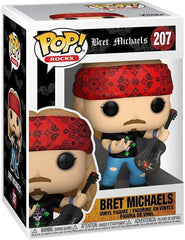 Funko Pop! Rocks Bret Michaels collectible ready for gifting to fans.