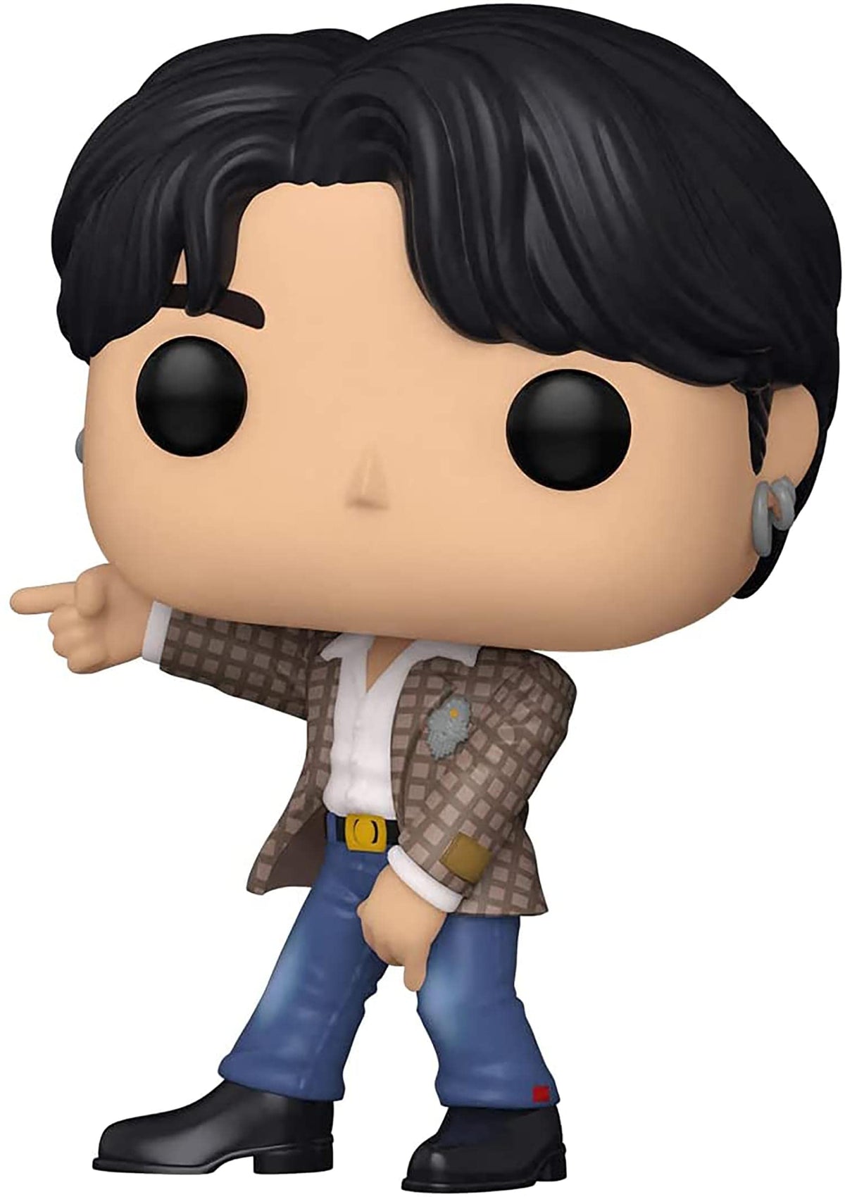 Funko Pop Rocks BTS Dynamite Jungkook figure highlighting vibrant multicolor styling for display