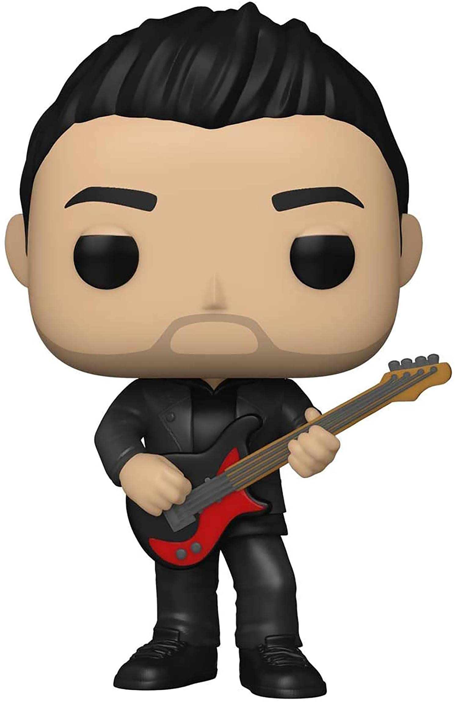 Funko Pop Rocks Pete Wentz figure front view, ideal display piece for shelves.