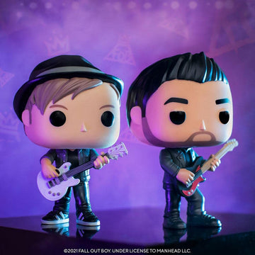 Funko Pop Rocks Pete Wentz pose, ideal for a collectible setup with band figures.