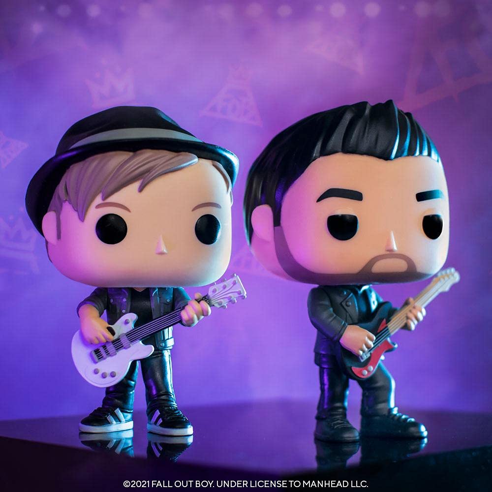 Funko Pop Rocks Pete Wentz pose, ideal for a collectible setup with band figures.