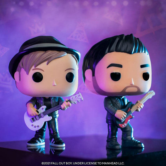 Funko Pop Rocks Pete Wentz pose, ideal for a collectible setup with band figures.