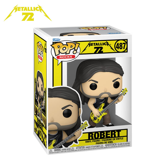 Funko Pop! Rocks Metallica Robert side view, perfect pairing with other figures