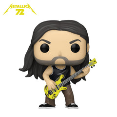 Funko Pop! Rocks Metallica Robert stage pose, ready for display sets
