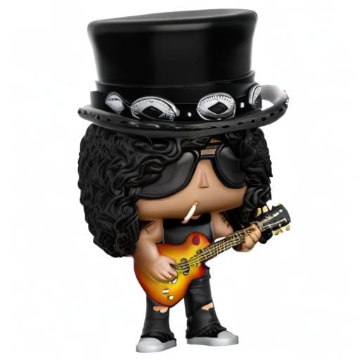 Funko Pop Rocks Slash limited edition packaging, great for gifting and resale value.