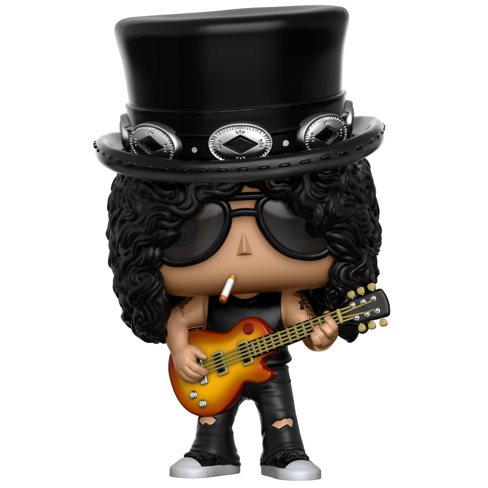 Funko Pop Rocks Slash side view statue, ideal for collectible display and gifting.