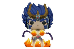 Funko Pop Saint Seiya Phoenix Ikki glow-in-the-dark figure for display allure.